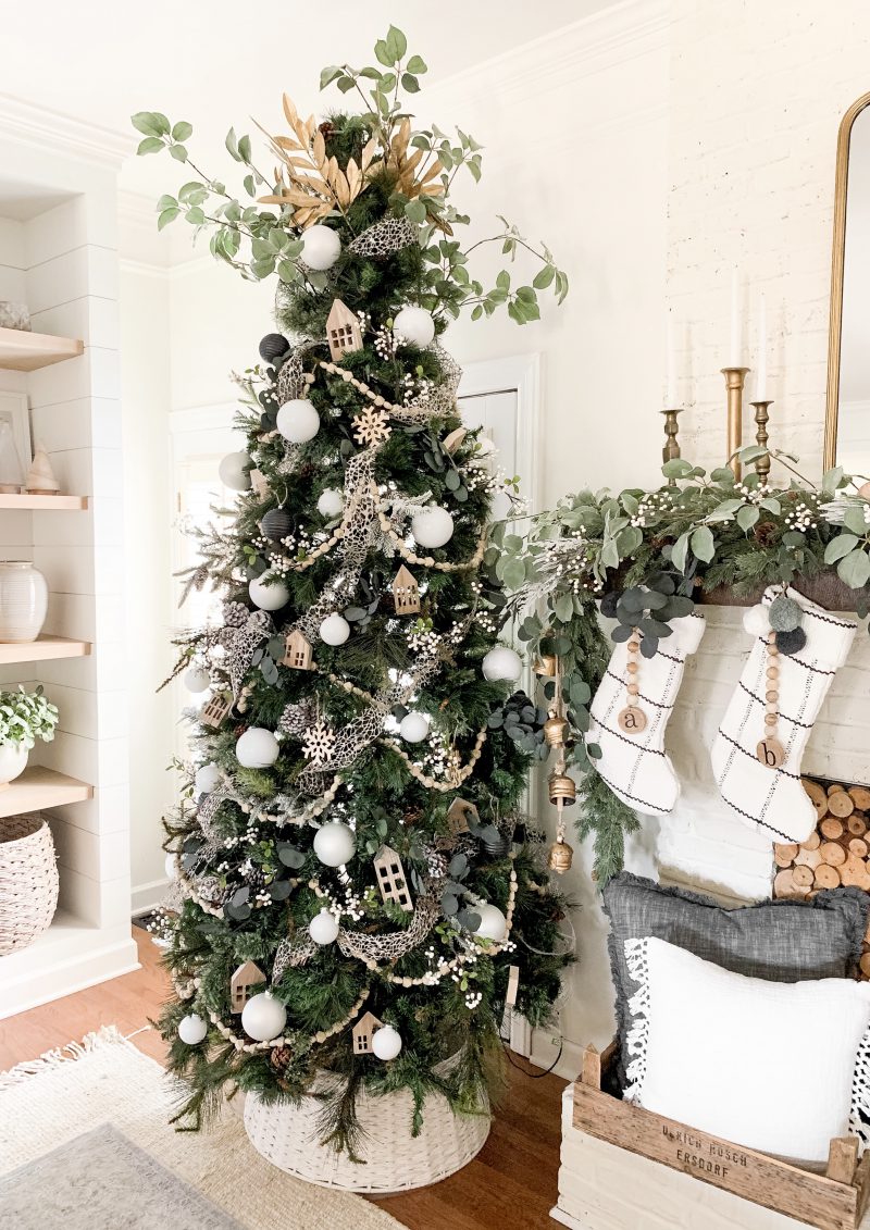 My 2020 Neutral and Gold Christmas Home Tour | Bless This Nest