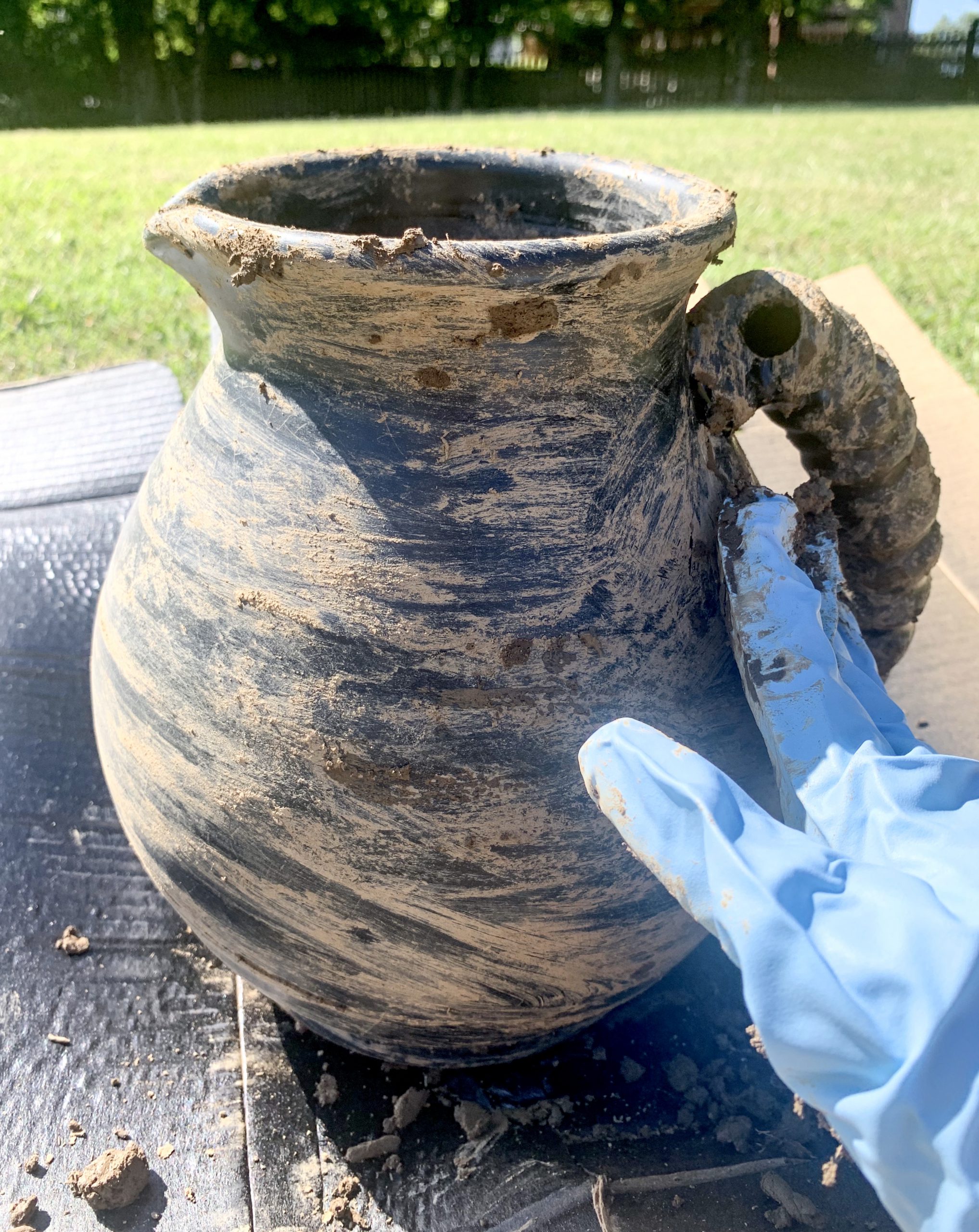 Mud Paint Pot Tutorial Bless This Nest