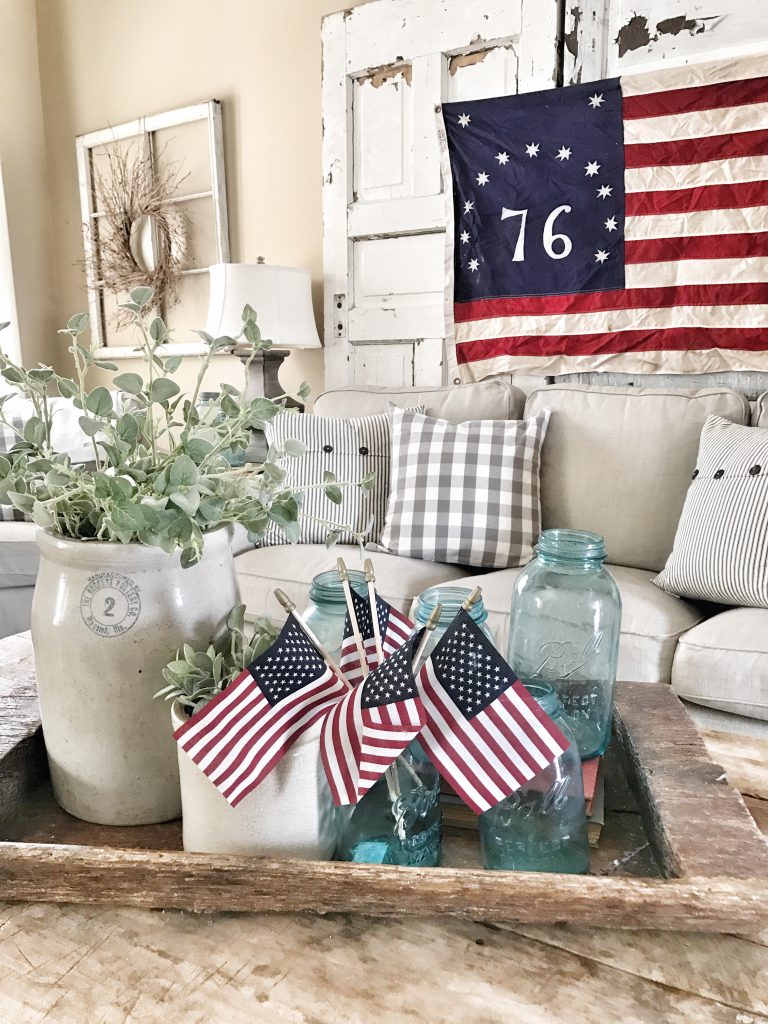 decorate for the fourth of july flags