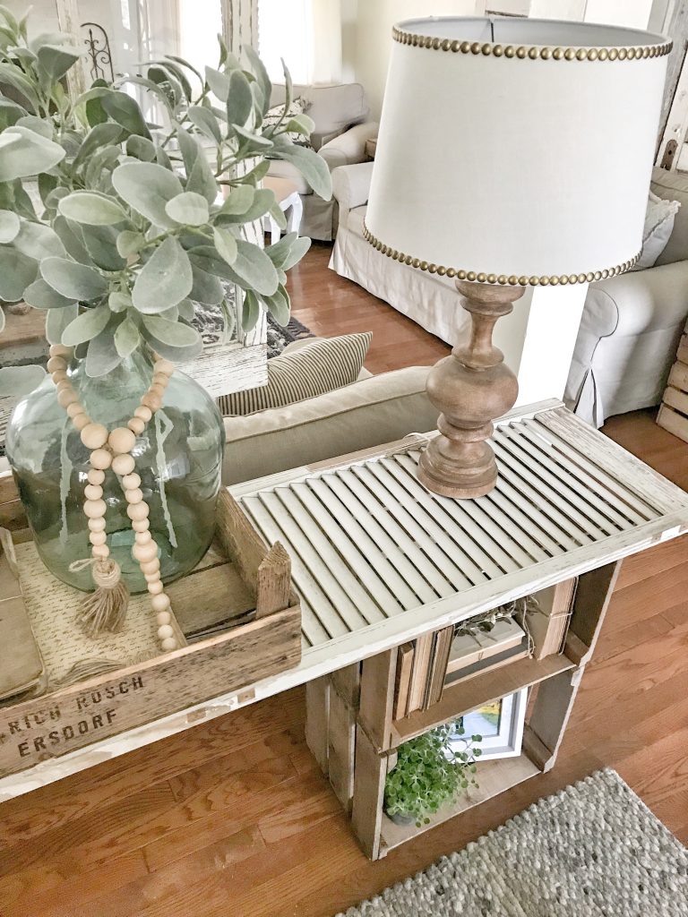 console table decor