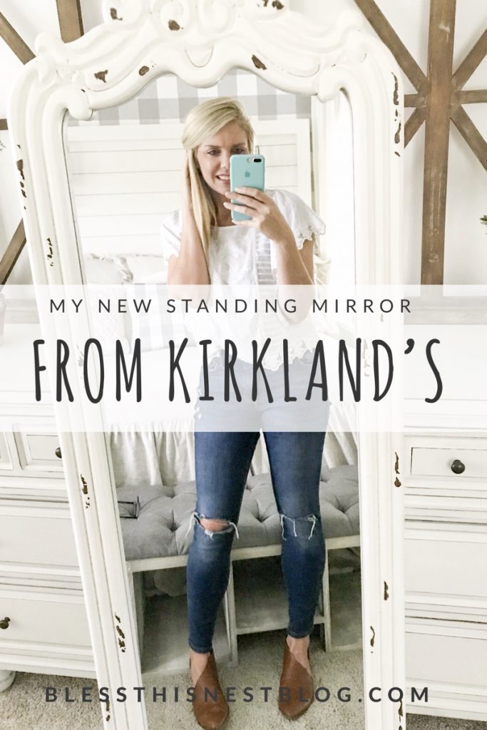 my new kirkland's standing mirror