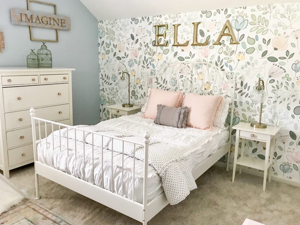 Floral Wallpaper For The Twins New Bedroom! — With Kendra