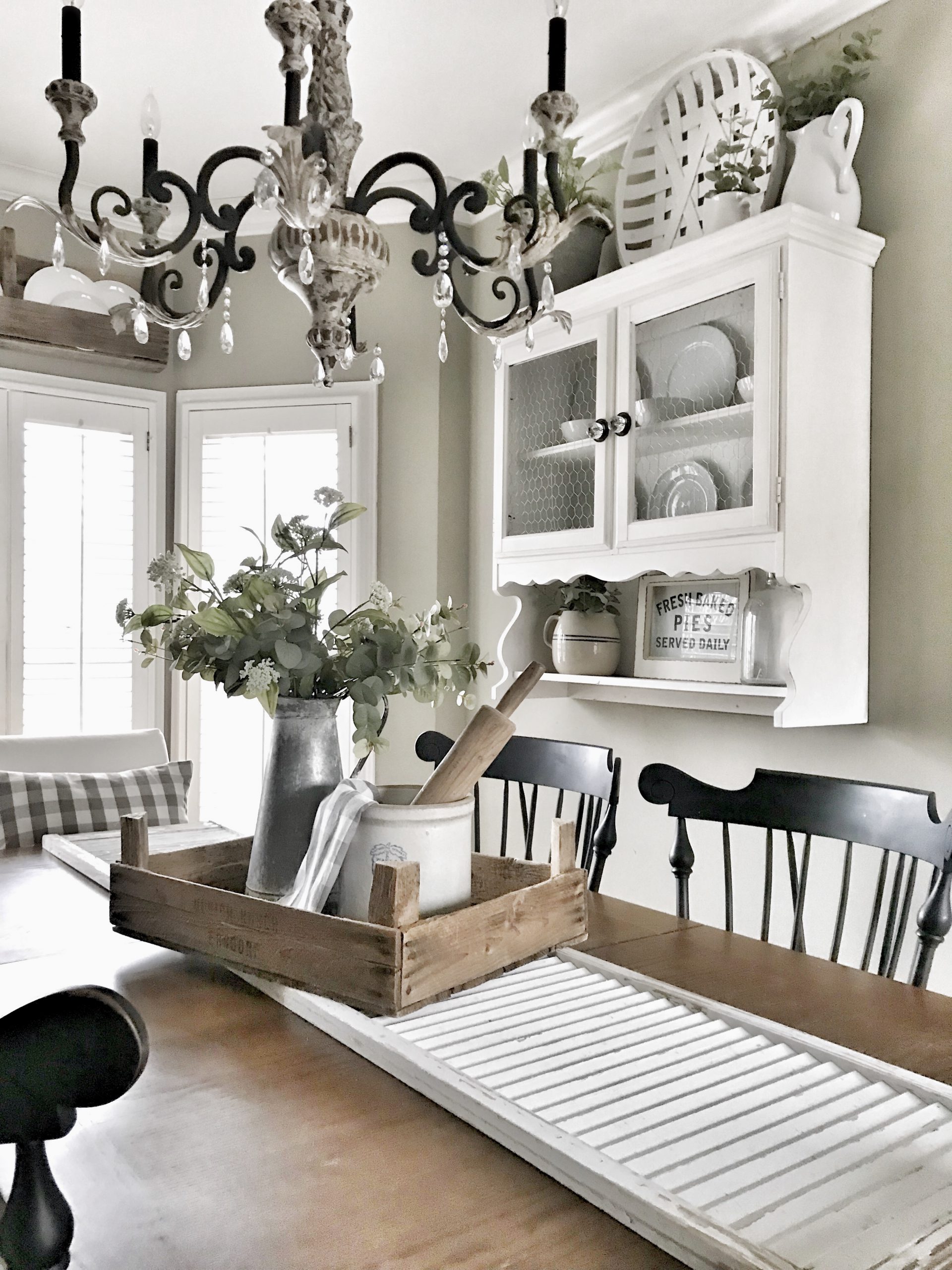 Window Shutter Table Runner Shutter Table Runner - Unique Table Runner Idea | Bless This Nest
