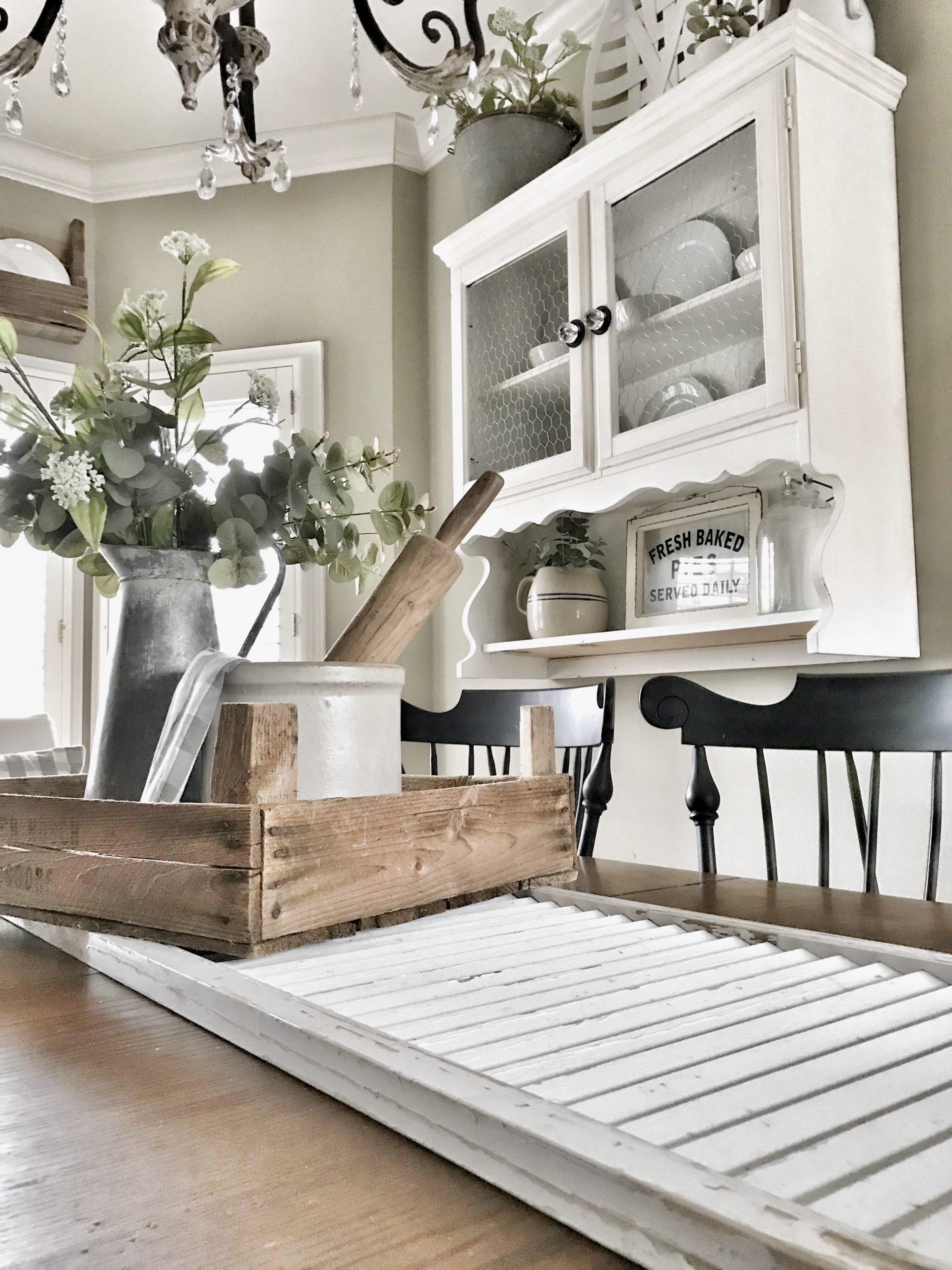 Window Shutter Table Runner Shutter Table Runner - Unique Table Runner Idea | Bless This Nest