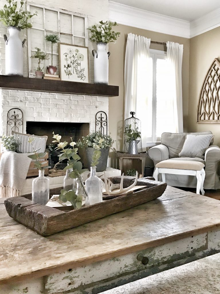 farmhouse living room decor