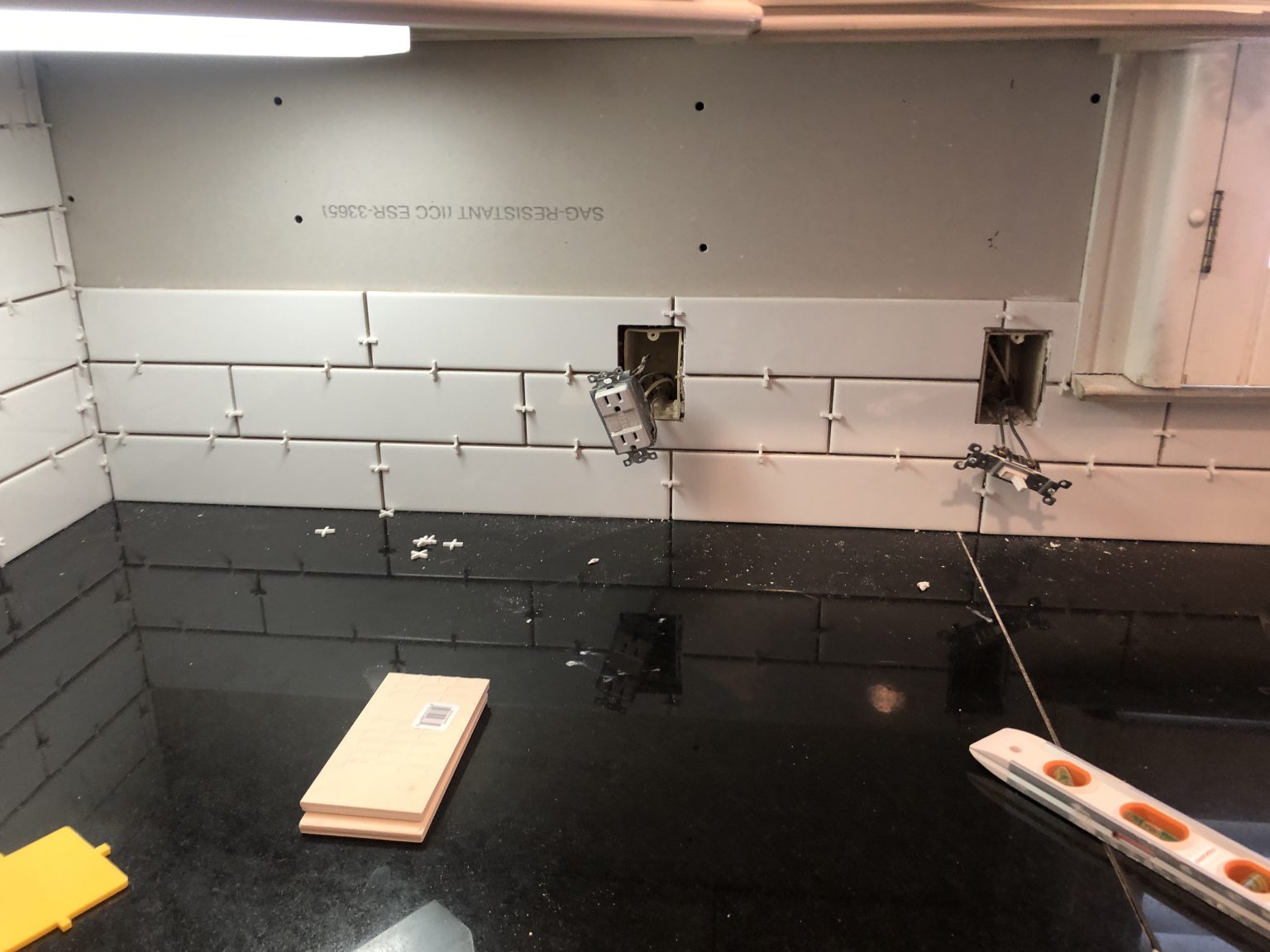Subway Tile Backsplash DIY For Beginners Bless This Nest