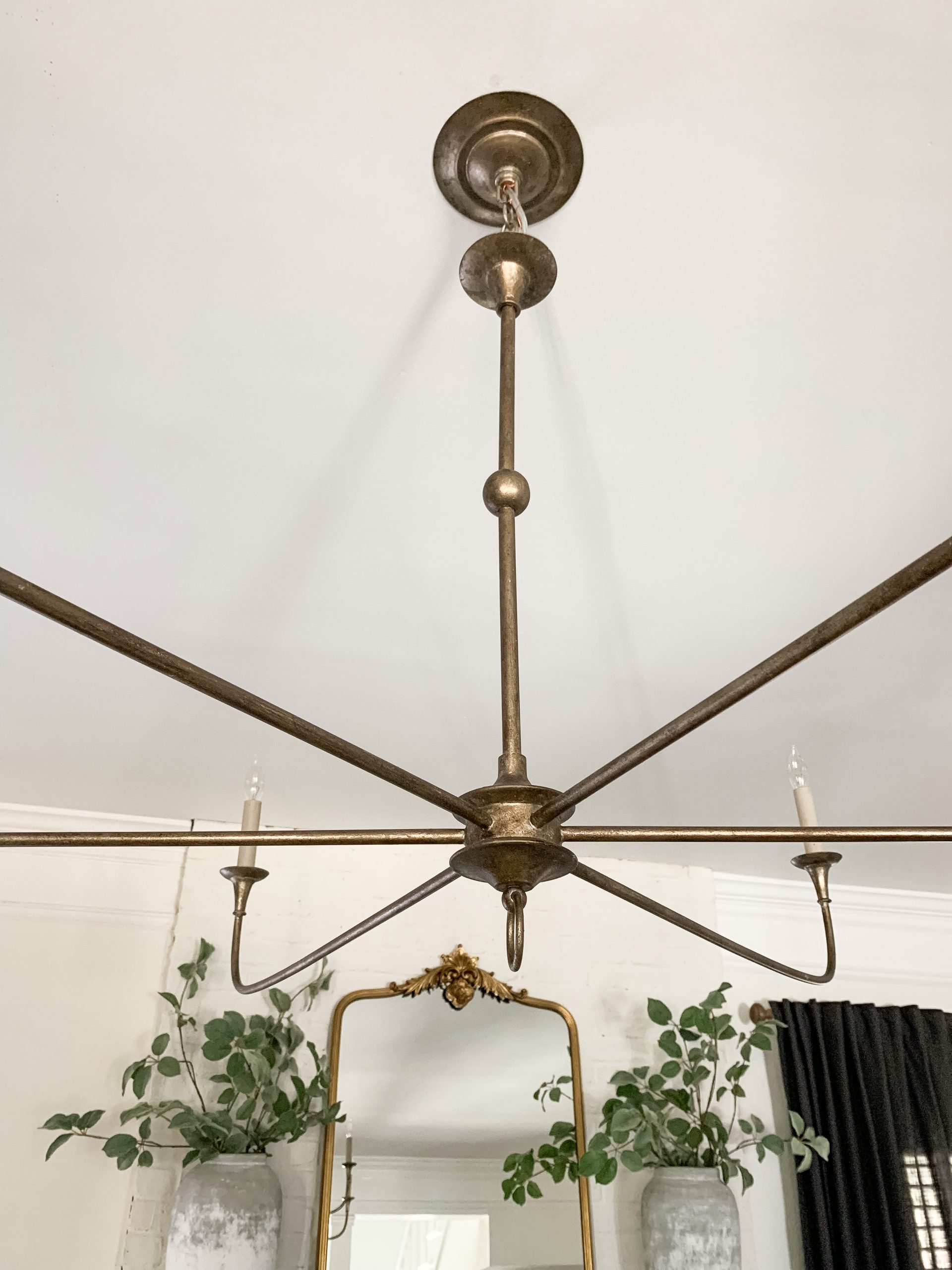 Nottaway Linear Gold Chandelier