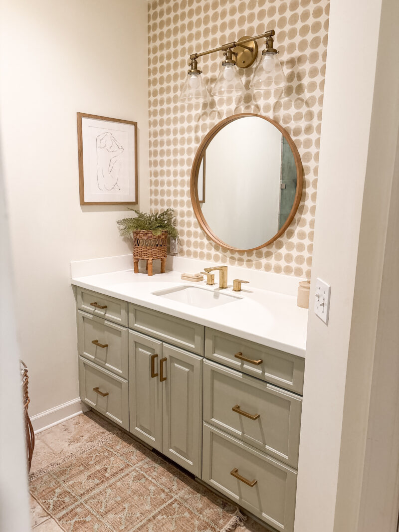 Master Bathroom Jute Rug | Bless This Nest